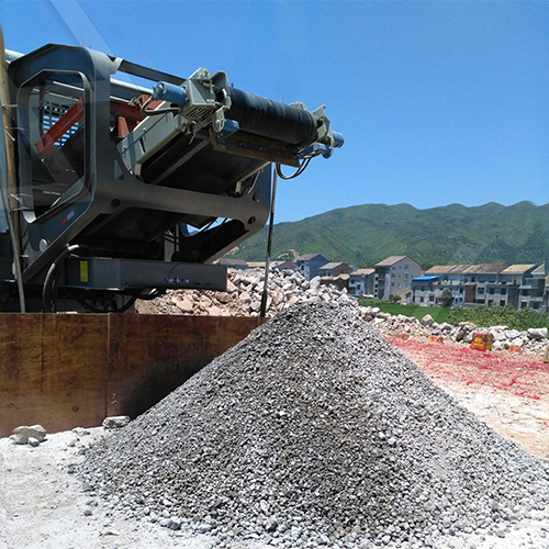 石子厂日产上千吨的石子破碎生产线